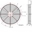 Stock Domed Combination Fan Guard & motor mount